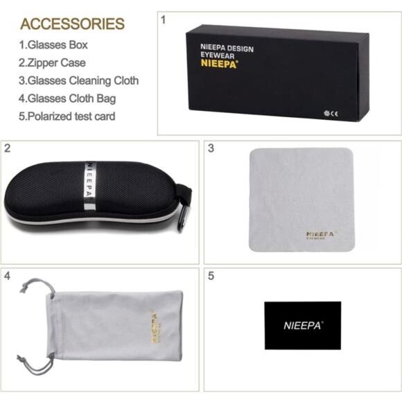 Mens Polarized Sunglasses Square Frame UV400 Classic Outdoor Driving Fishing Sha - Picture 6 of 7